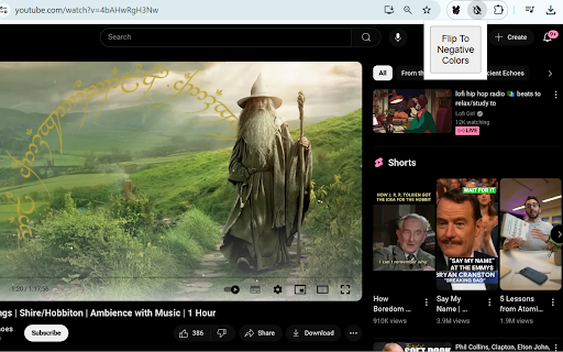 Dark Webz  from Chrome web store to be run with OffiDocs Chromium online
