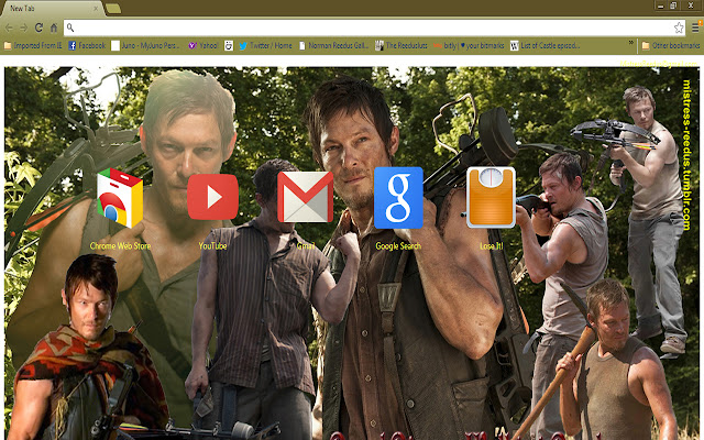 Daryl Dixon Walking Dead  from Chrome web store to be run with OffiDocs Chromium online