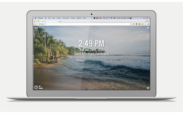 DashTab ~ A New Tab Page for Chrome  from Chrome web store to be run with OffiDocs Chromium online