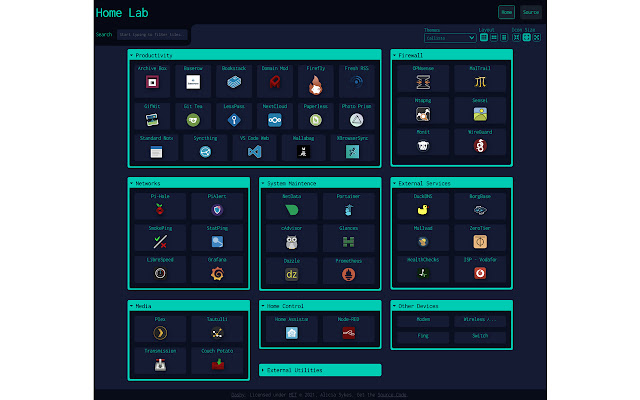 Dashy Chrome Startpage Dashboard  from Chrome web store to be run with OffiDocs Chromium online