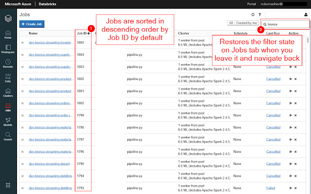 Databricks Tweak  from Chrome web store to be run with OffiDocs Chromium online