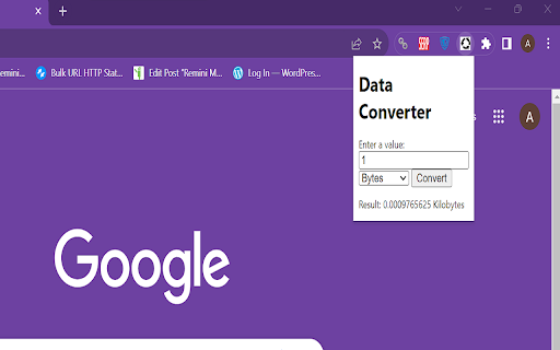 Data Converter  from Chrome web store to be run with OffiDocs Chromium online