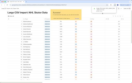 Data Extractor for Notion by Table Capture  from Chrome web store to be run with OffiDocs Chromium online