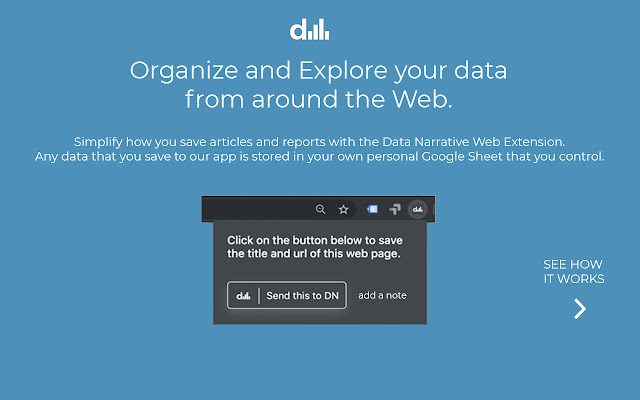 Data Narrative Save This  from Chrome web store to be run with OffiDocs Chromium online