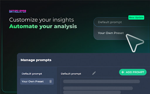 Dataslayer AI Looker Studio Analyzer  from Chrome web store to be run with OffiDocs Chromium online