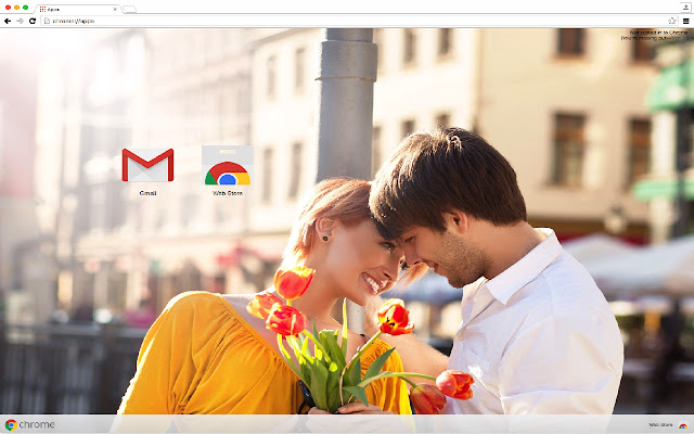 Dating Theme  from Chrome web store to be run with OffiDocs Chromium online