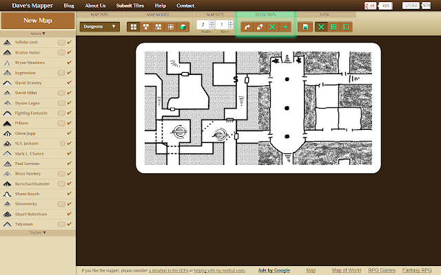 Daves Mapper  from Chrome web store to be run with OffiDocs Chromium online