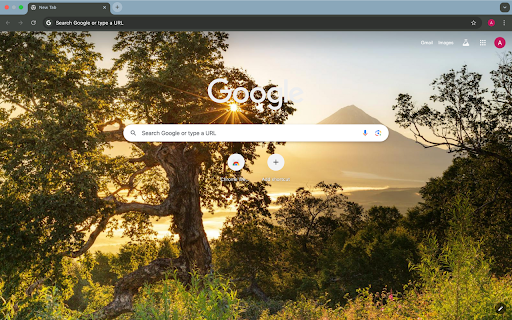 dawn and mountains  from Chrome web store to be run with OffiDocs Chromium online