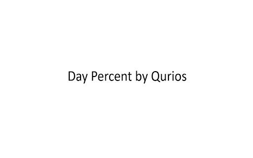 Day Percent  from Chrome web store to be run with OffiDocs Chromium online
