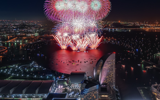 Dazzling Fireworks  from Chrome web store to be run with OffiDocs Chromium online