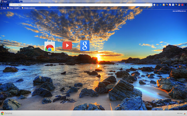 Dazzling Sunset  from Chrome web store to be run with OffiDocs Chromium online