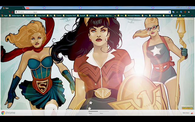 DC Bombshells II 1920x1080px  from Chrome web store to be run with OffiDocs Chromium online