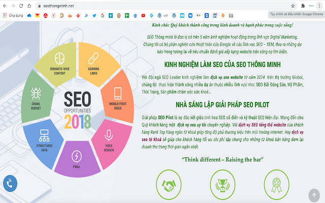 Dịch vụ SEO SEO Thông minh  from Chrome web store to be run with OffiDocs Chromium online