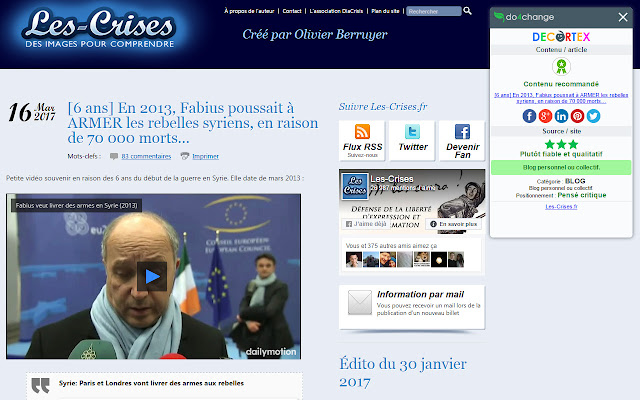 Décortex by Do4Change  from Chrome web store to be run with OffiDocs Chromium online