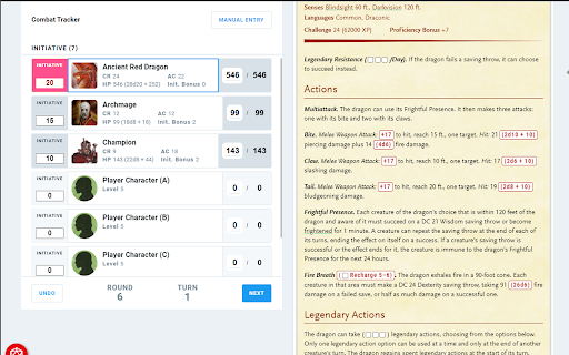 DD Beyond Combat Tracker Enhancer  from Chrome web store to be run with OffiDocs Chromium online