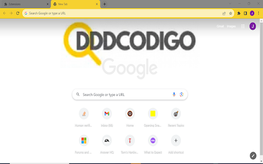 Dddcodigo Theme  from Chrome web store to be run with OffiDocs Chromium online