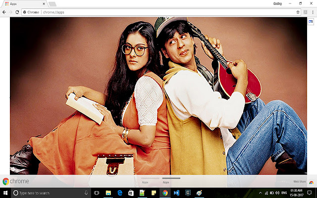 DDLJ Theme  from Chrome web store to be run with OffiDocs Chromium online