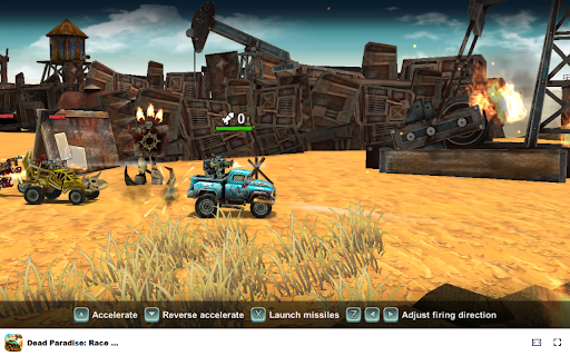 Dead Paradise: Race Shooter Drive, shoot, survive!  from Chrome web store to be run with OffiDocs Chromium online