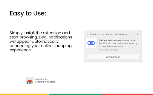 Deal Access Hub The Best Deals, Coupons, Promo Codes  Discounts  from Chrome web store to be run with OffiDocs Chromium online