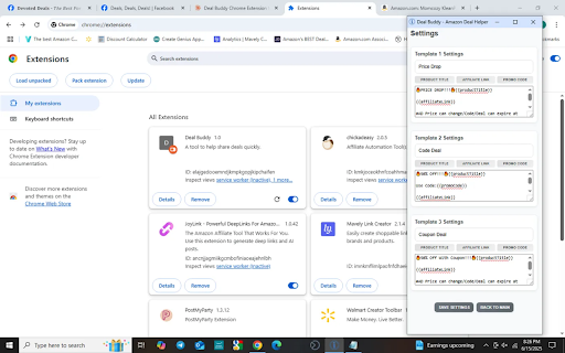 Deal Buddy  from Chrome web store to be run with OffiDocs Chromium online