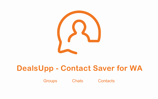 DealsUpp Contact Saver for WA  from Chrome web store to be run with OffiDocs Chromium online