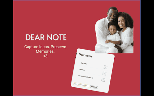 Dear note  from Chrome web store to be run with OffiDocs Chromium online