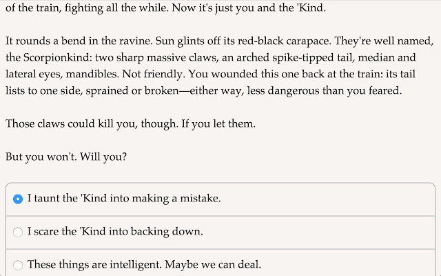 Deathless: The Citys Thirst  from Chrome web store to be run with OffiDocs Chromium online