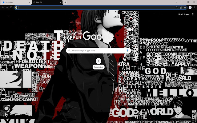 Death Note mula sa Chrome web store na tatakbo sa OffiDocs Chromium online