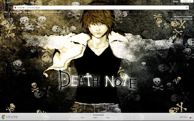 Death Note :Verity 1366x768  from Chrome web store to be run with OffiDocs Chromium online