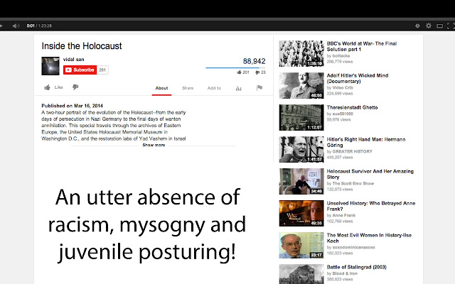 Death to comments!  from Chrome web store to be run with OffiDocs Chromium online