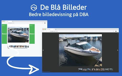 De Blå Billeder Bedre billedevisning på DBA  from Chrome web store to be run with OffiDocs Chromium online