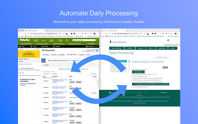 Decisive Investor Automation  from Chrome web store to be run with OffiDocs Chromium online