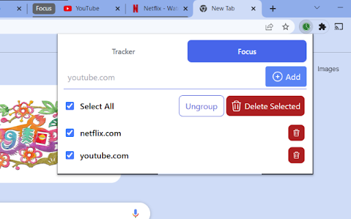 Declutter  from Chrome web store to be run with OffiDocs Chromium online