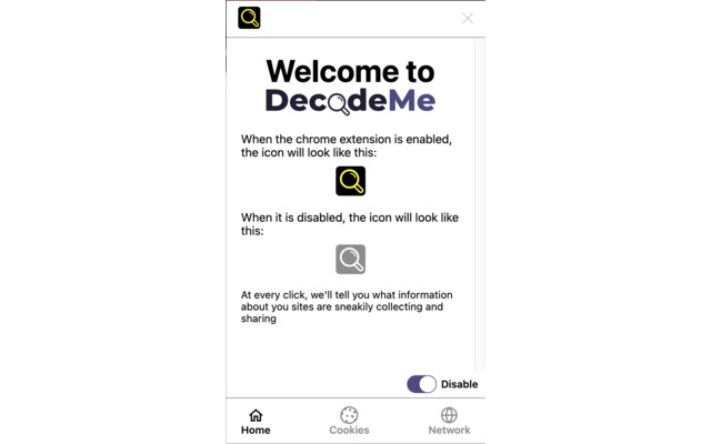 DecodeMe  from Chrome web store to be run with OffiDocs Chromium online