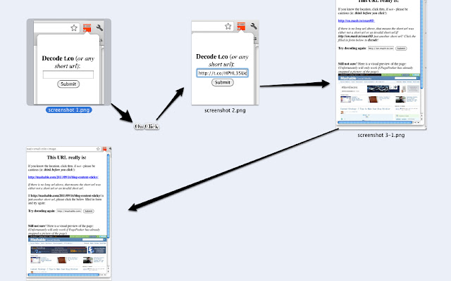 Decode t.co  from Chrome web store to be run with OffiDocs Chromium online