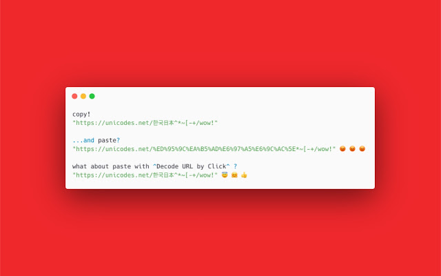Decode URL by Click  from Chrome web store to be run with OffiDocs Chromium online