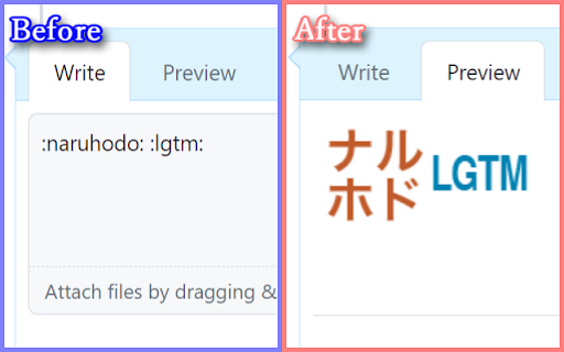 decomoji for Chrome  from Chrome web store to be run with OffiDocs Chromium online