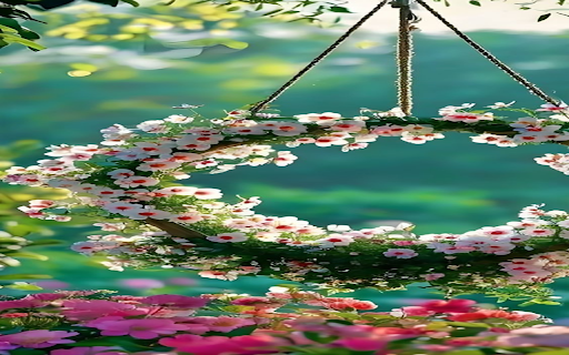 Decorative garland wallpapers  from Chrome web store to be run with OffiDocs Chromium online