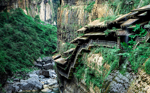 Deep canyon cliffs  from Chrome web store to be run with OffiDocs Chromium online
