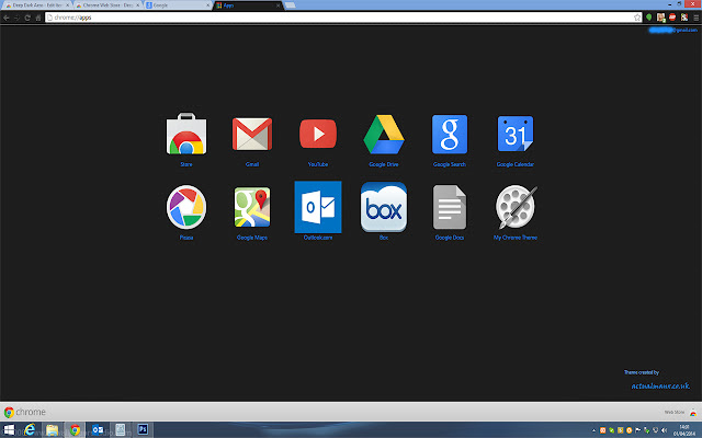 Deep Dark Aero  from Chrome web store to be run with OffiDocs Chromium online