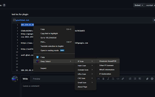 Deep Detect  from Chrome web store to be run with OffiDocs Chromium online