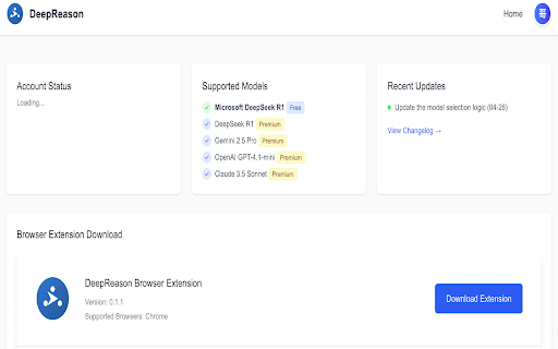 DeepReason  from Chrome web store to be run with OffiDocs Chromium online