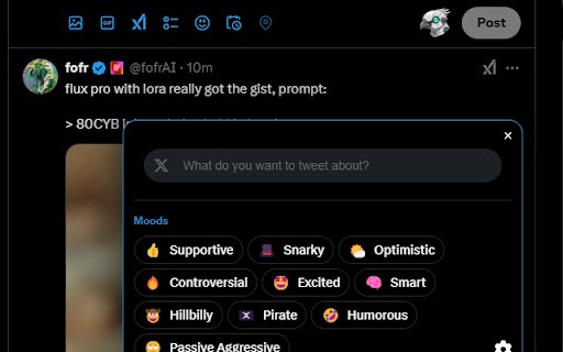 DeepTweet AI Assistant  from Chrome web store to be run with OffiDocs Chromium online