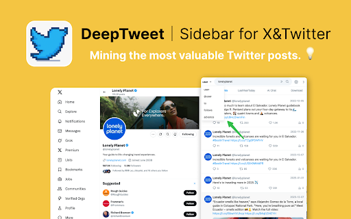 DeepTweet|Sidebar for XTwitter  from Chrome web store to be run with OffiDocs Chromium online DeepTweet|Sidebar for XTwitter  from Chrome web store to be run with OffiDocs Chromium online