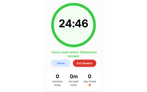 Deep Work Timer Pro  from Chrome web store to be run with OffiDocs Chromium online