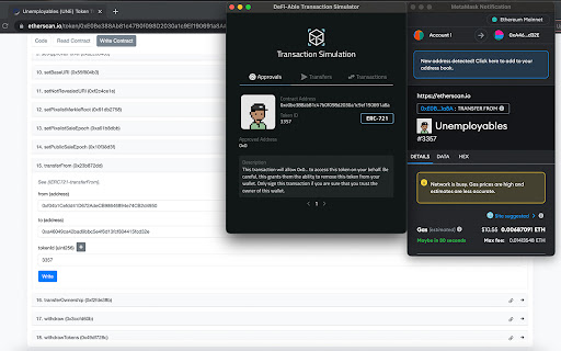 DeFi Able Extension  from Chrome web store to be run with OffiDocs Chromium online