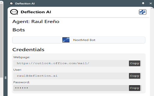 Deflection AI  from Chrome web store to be run with OffiDocs Chromium online