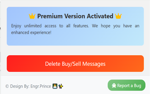 Delete Facebook Messages Fast 2025  from Chrome web store to be run with OffiDocs Chromium online