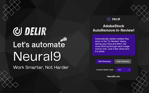 DELIR AutoDelete In Review  from Chrome web store to be run with OffiDocs Chromium online