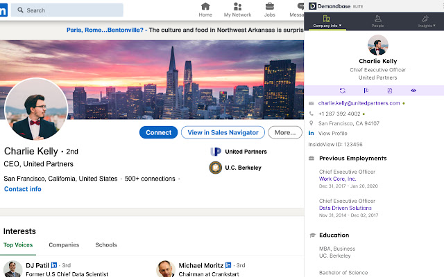 Demandbase (Sales Intelligence Cloud)  from Chrome web store to be run with OffiDocs Chromium online